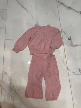Baby GAP sweater pointelle set